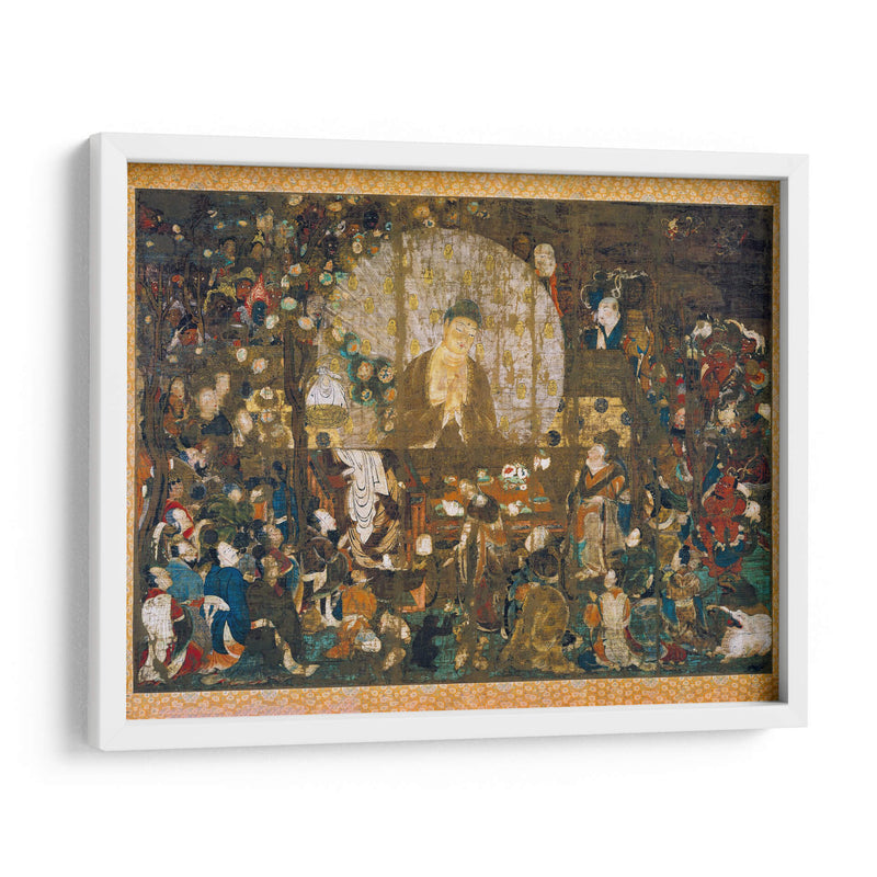 Sakyamuni saliendo del ataúd dorado | Cuadro decorativo de Canvas Lab