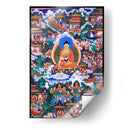 Buda Shakyamuni con escenas legendarias de Avadana | Cuadro decorativo de Canvas Lab