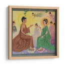 Enseñando el Dharma a su madre | Cuadro decorativo de Canvas Lab
