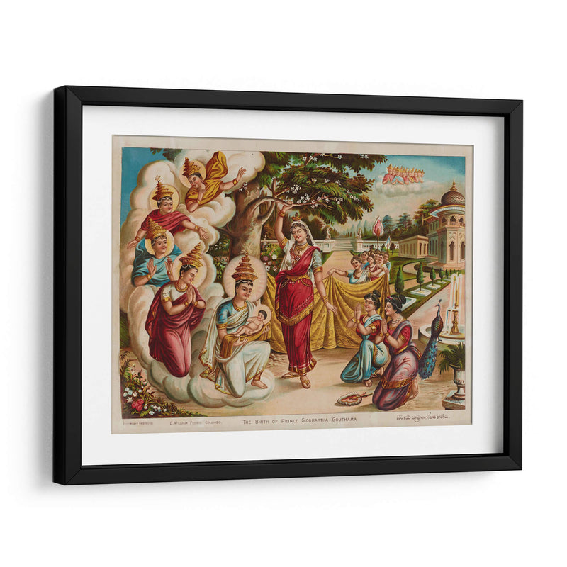 El nacimiento del príncipe Siddhartha Gautama | Cuadro decorativo de Canvas Lab