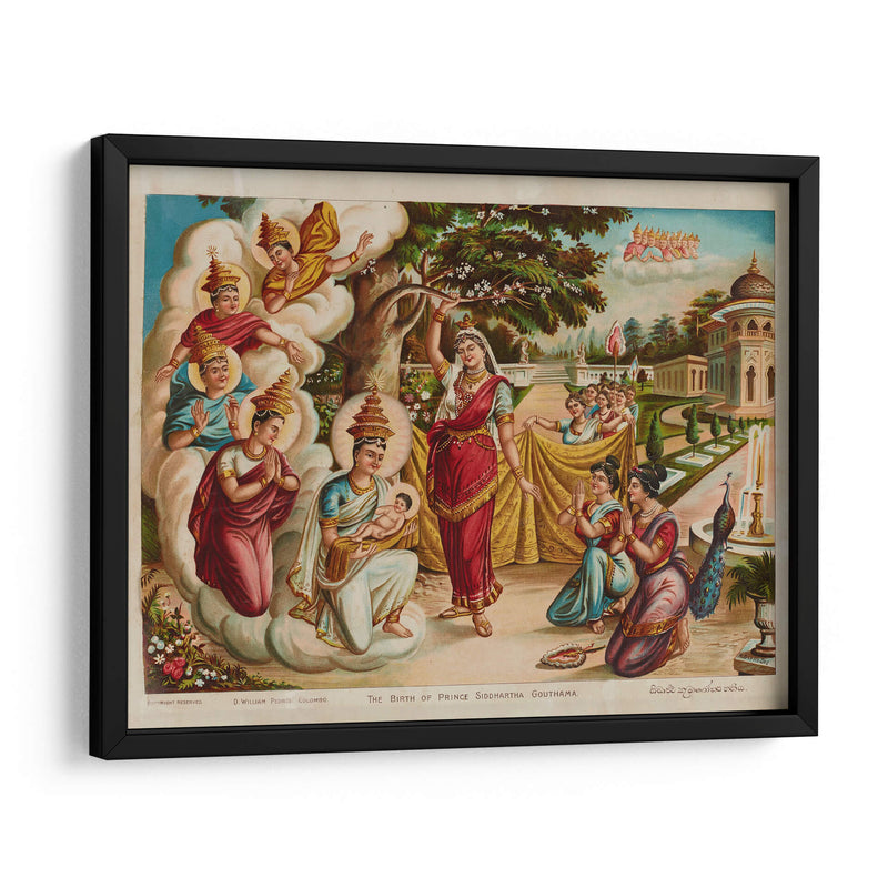 El nacimiento del príncipe Siddhartha Gautama | Cuadro decorativo de Canvas Lab