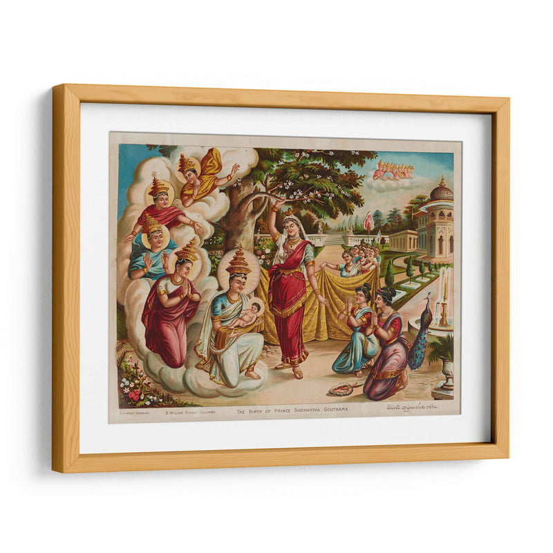 El nacimiento del príncipe Siddhartha Gautama | Cuadro decorativo de Canvas Lab