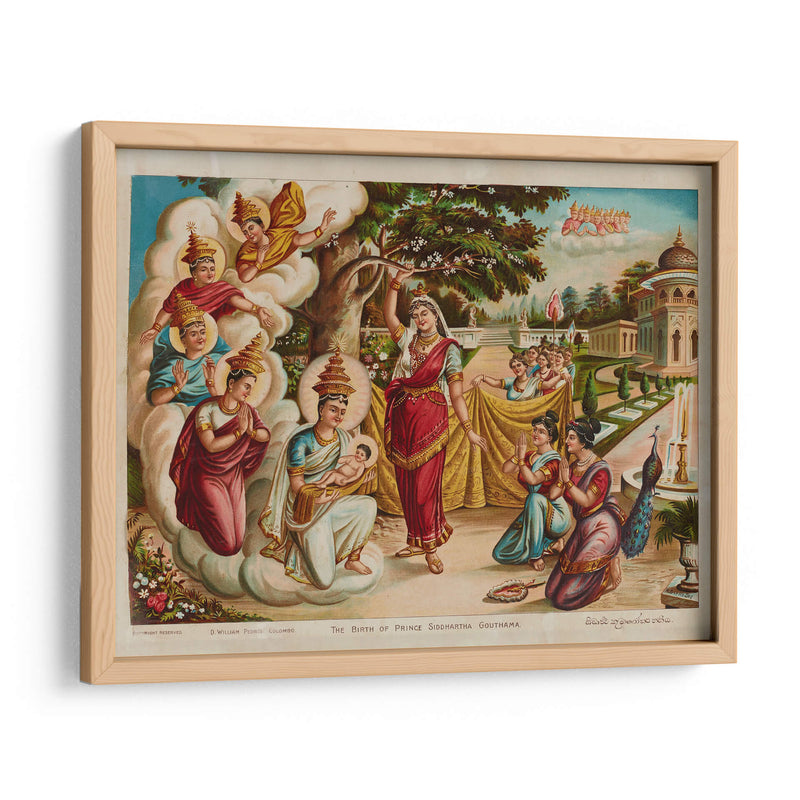 El nacimiento del príncipe Siddhartha Gautama | Cuadro decorativo de Canvas Lab