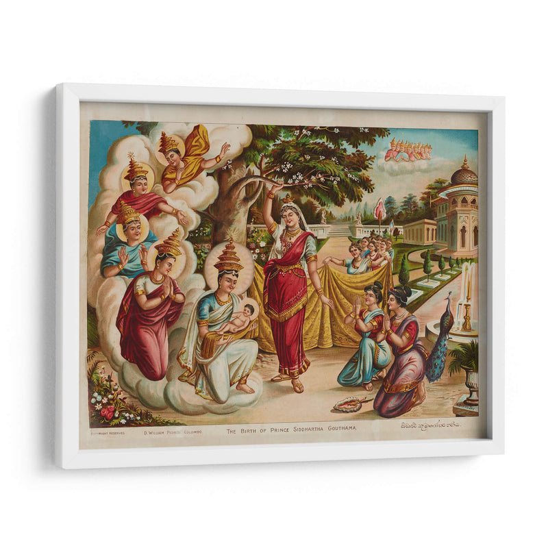 El nacimiento del príncipe Siddhartha Gautama | Cuadro decorativo de Canvas Lab