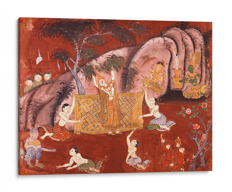 La vida de Buda | Cuadro decorativo de Canvas Lab