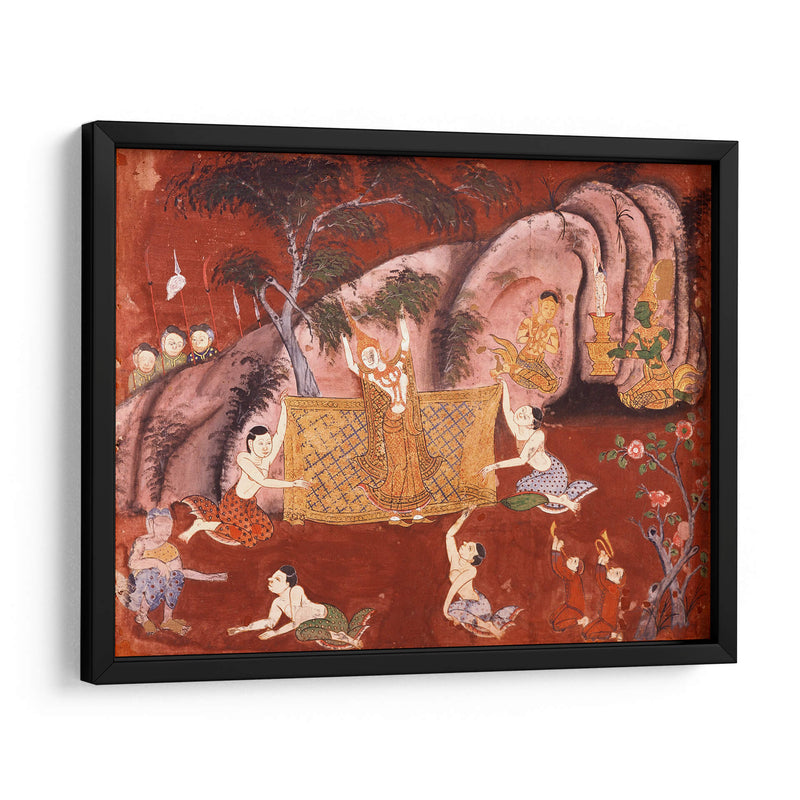 La vida de Buda | Cuadro decorativo de Canvas Lab