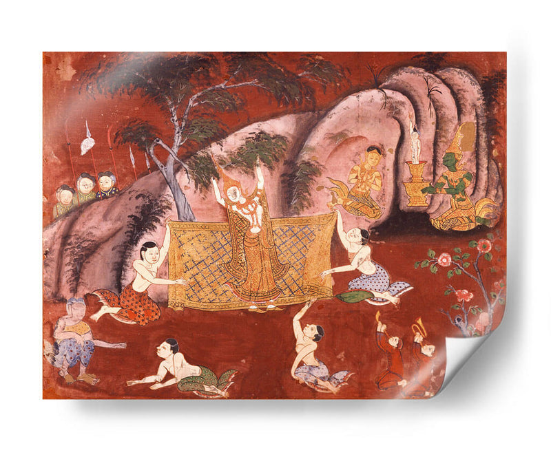 La vida de Buda | Cuadro decorativo de Canvas Lab