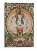 La pintura Thangka de Avalokitesvara | Cuadro decorativo de Canvas Lab