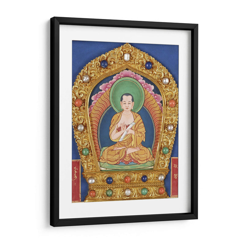 Canon budista del dragón tibetano (Imágenes de figuras sagradas budistas-Mahākāśyapa) | Cuadro decorativo de Canvas Lab
