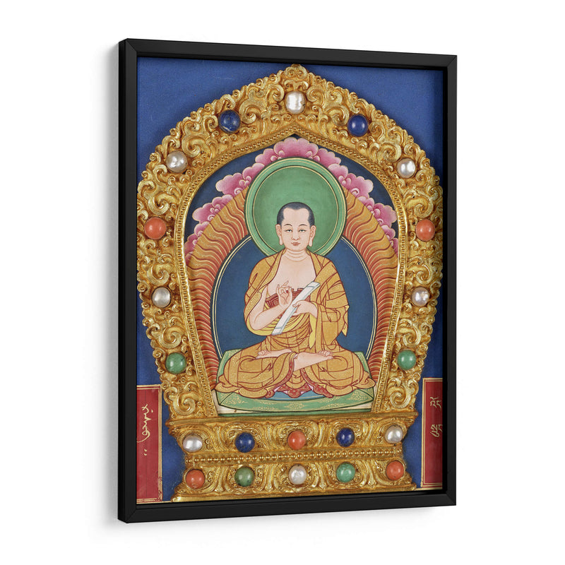 Canon budista del dragón tibetano (Imágenes de figuras sagradas budistas-Mahākāśyapa) | Cuadro decorativo de Canvas Lab