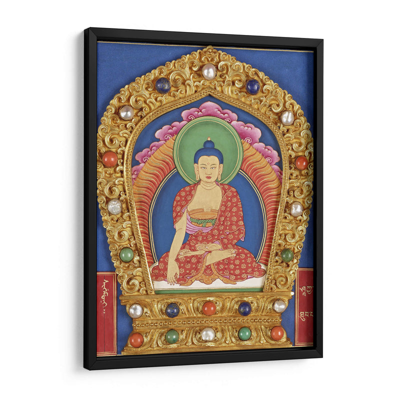 Canon budista del dragón tibetano (Imágenes de figuras sagradas budistas-Śākyamuni) | Cuadro decorativo de Canvas Lab