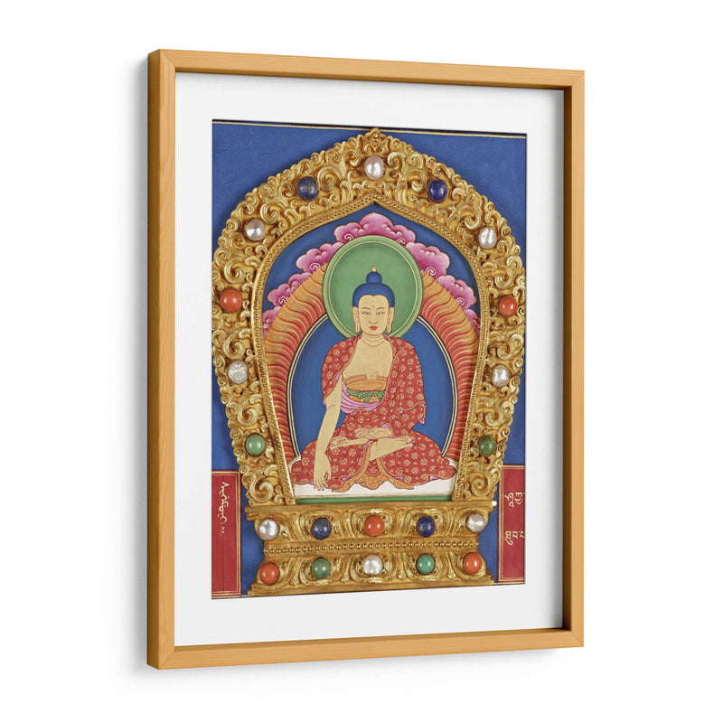 Canon budista del dragón tibetano (Imágenes de figuras sagradas budistas-Śākyamuni) | Cuadro decorativo de Canvas Lab