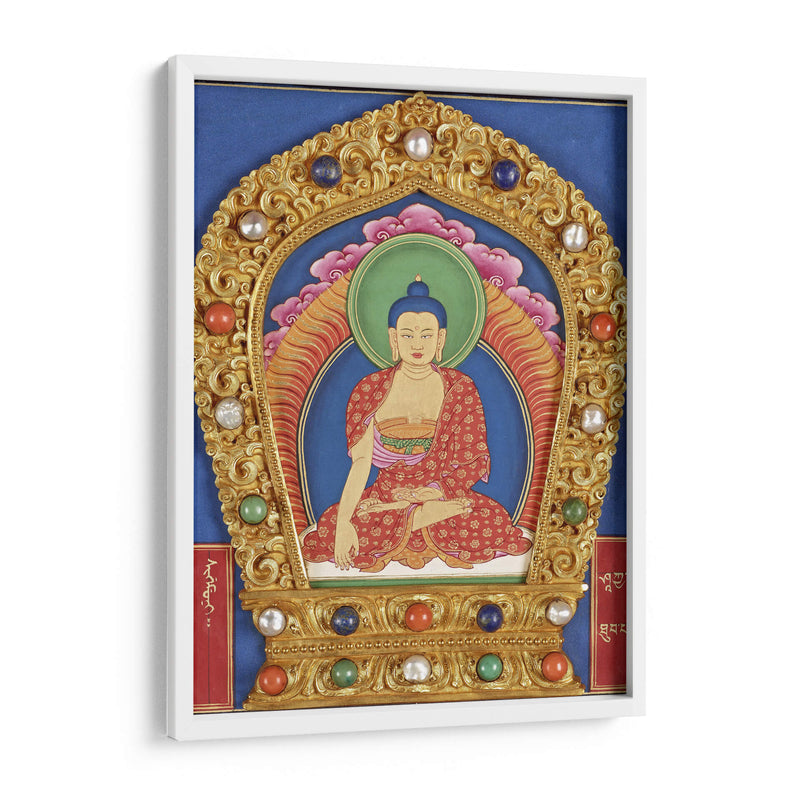 Canon budista del dragón tibetano (Imágenes de figuras sagradas budistas-Śākyamuni) | Cuadro decorativo de Canvas Lab