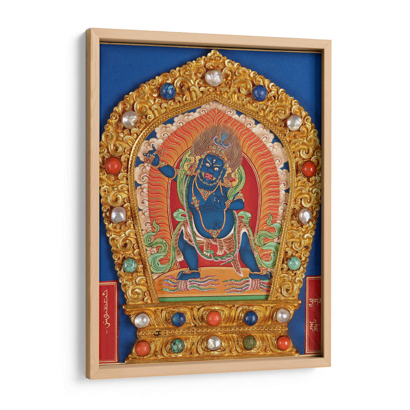 Canon budista del dragón tibetano (Imágenes de figuras sagradas budistas-Vajrapāni) | Cuadro decorativo de Canvas Lab