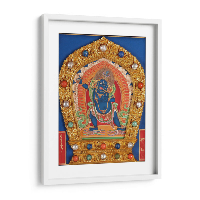 Canon budista del dragón tibetano (Imágenes de figuras sagradas budistas-Vajrapāni) | Cuadro decorativo de Canvas Lab