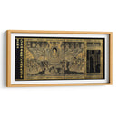 Transcripción del Avatamsaka Sutra (El Sutra de la guirnalda de flores) en papel dorado e índigo | Cuadro decorativo de Canvas Lab