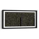 Transcripción de Mireuk hasaenggyeong (El Sutra Maitreya) en oro sobre papel índigo | Cuadro decorativo de Canvas Lab