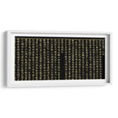 Transcripción de Mireuk hasaenggyeong (El Sutra Maitreya) en oro sobre papel índigo | Cuadro decorativo de Canvas Lab