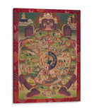 Rueda de la existencia | Cuadro decorativo de Canvas Lab