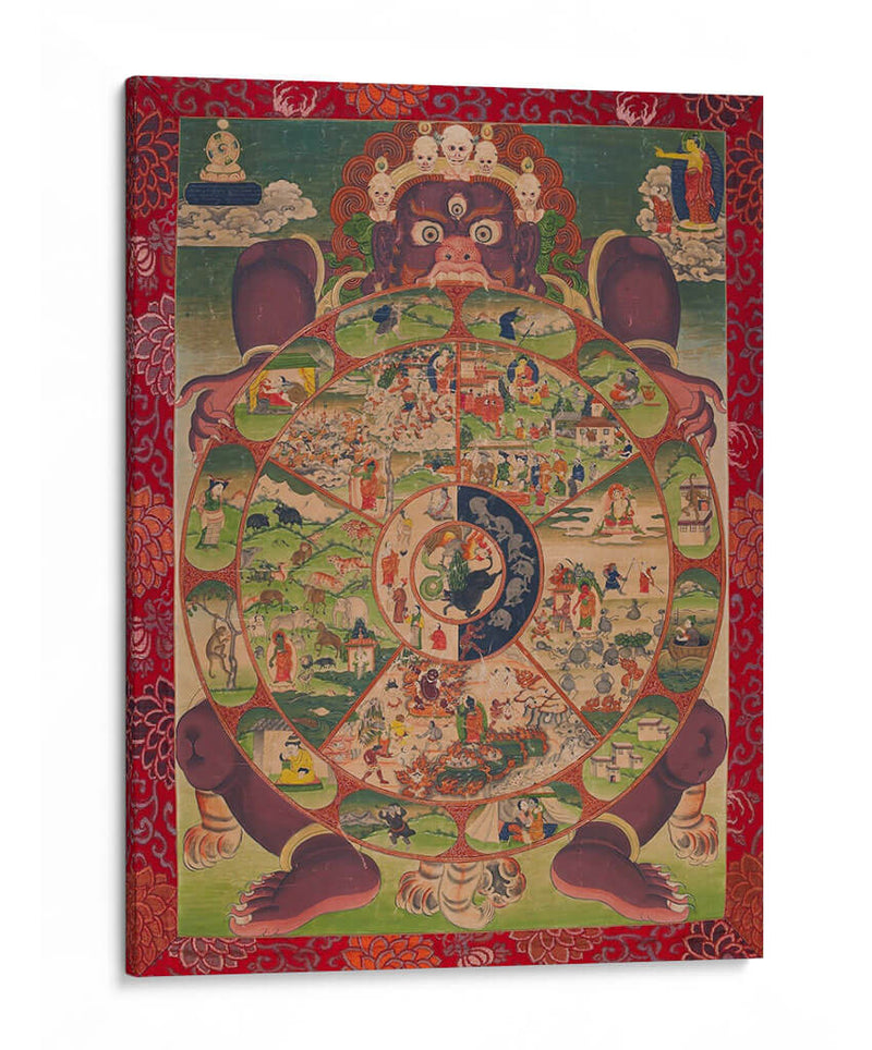 Rueda de la existencia | Cuadro decorativo de Canvas Lab
