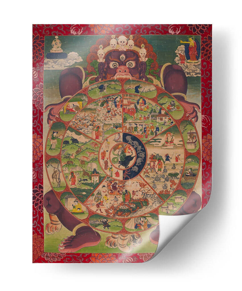 Rueda de la existencia | Cuadro decorativo de Canvas Lab