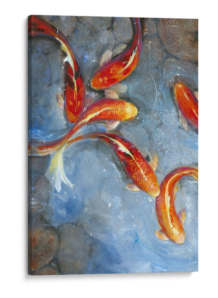 Elegante Koi Ii - Tim OToole | Cuadro decorativo de Canvas Lab