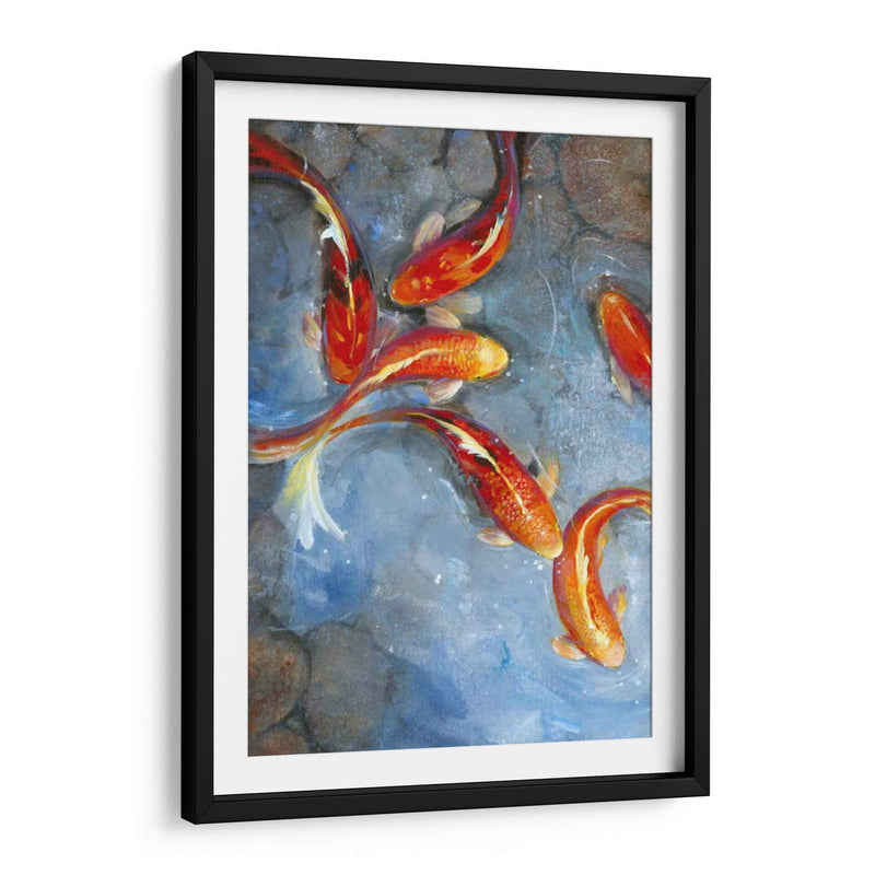 Elegante Koi Ii - Tim OToole | Cuadro decorativo de Canvas Lab