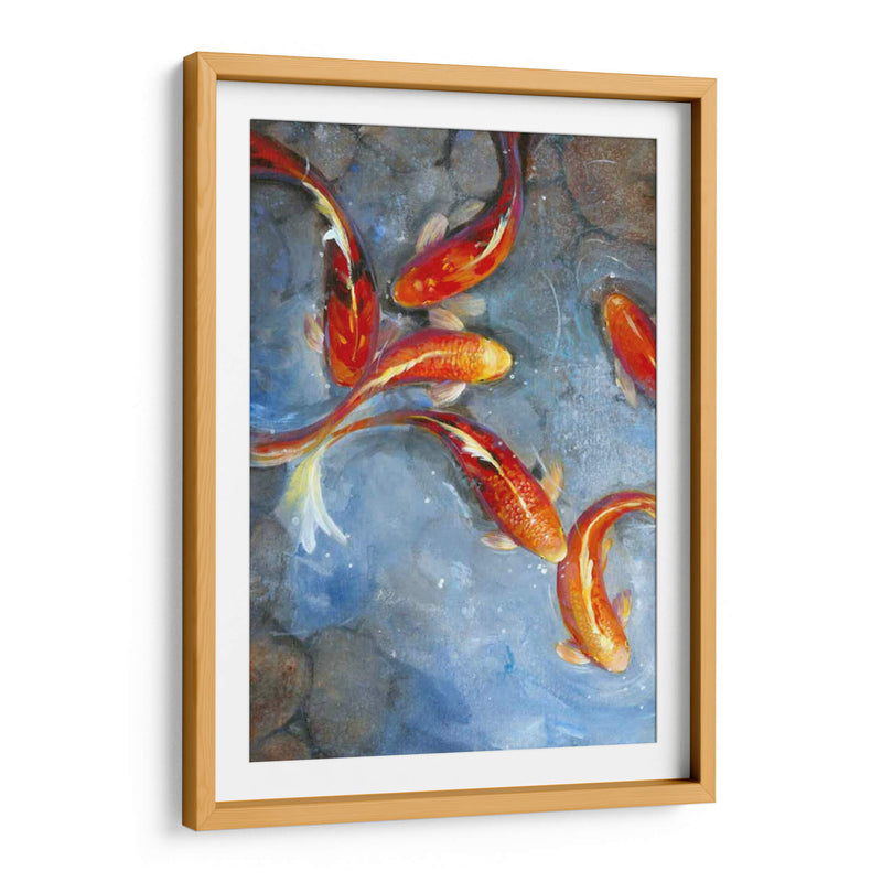 Elegante Koi Ii - Tim OToole | Cuadro decorativo de Canvas Lab