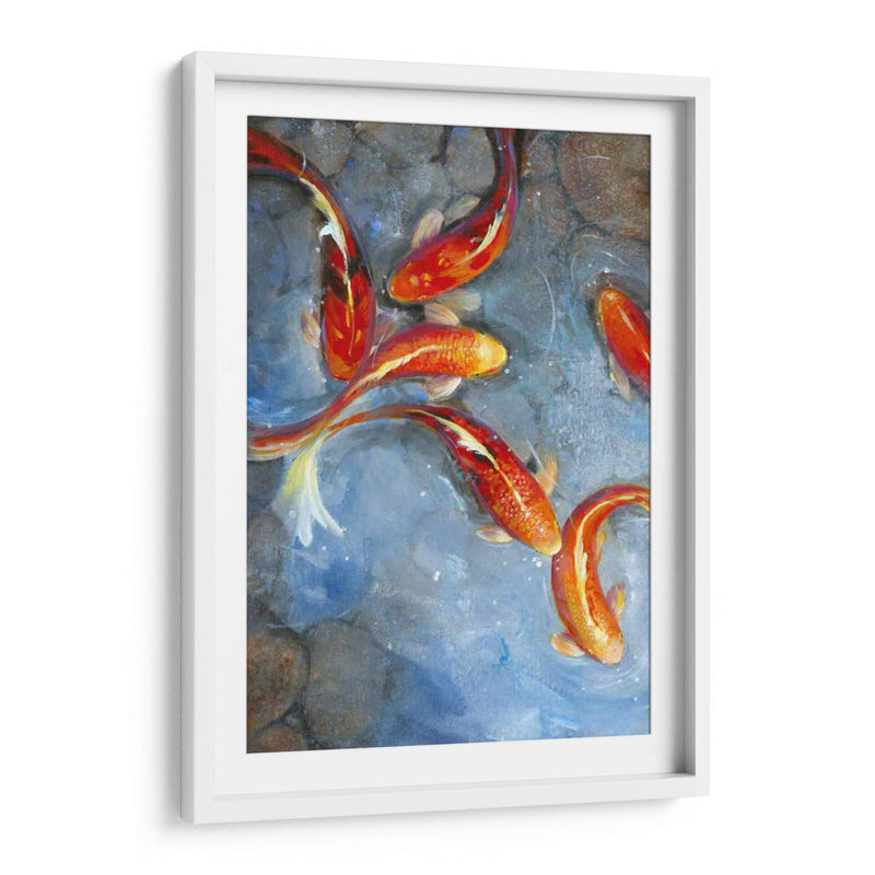 Elegante Koi Ii - Tim OToole | Cuadro decorativo de Canvas Lab