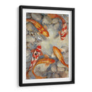 Vibrante Koi I - Tim OToole | Cuadro decorativo de Canvas Lab