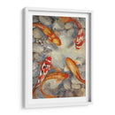 Vibrante Koi I - Tim OToole | Cuadro decorativo de Canvas Lab