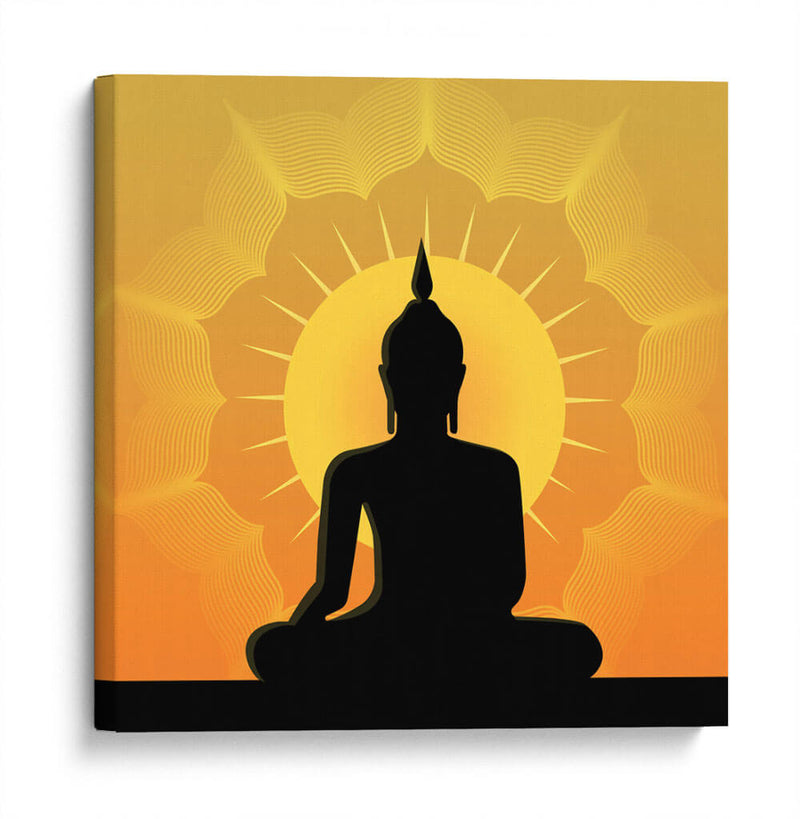 Meditación amarilla | Cuadro decorativo de Canvas Lab