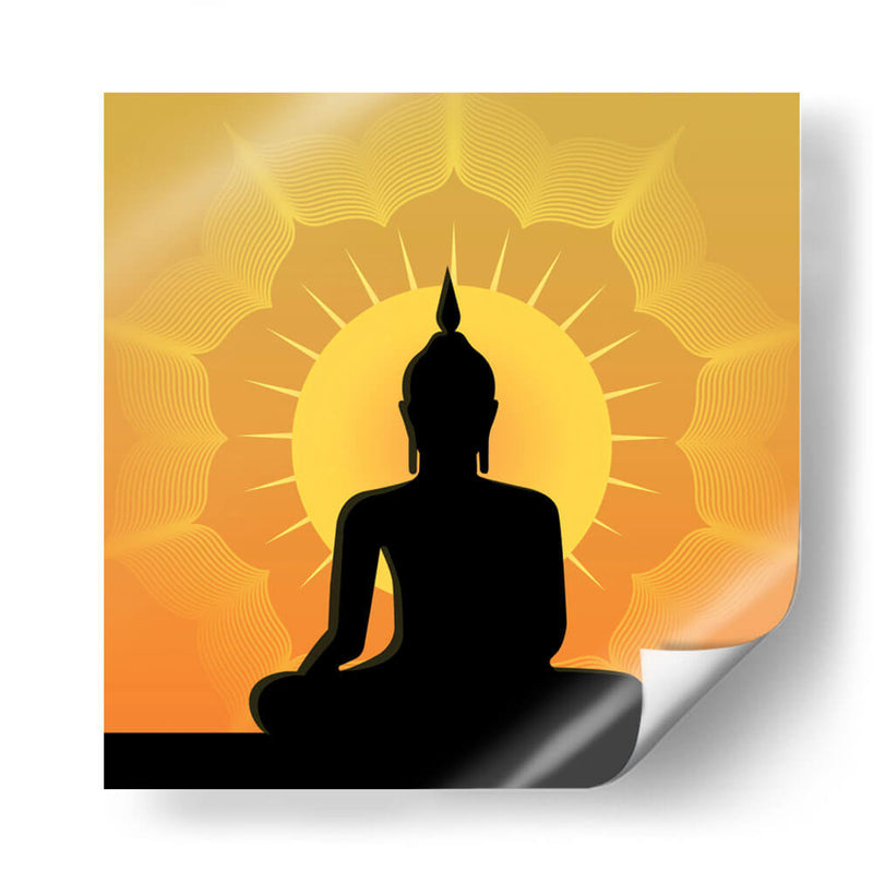 Meditación amarilla | Cuadro decorativo de Canvas Lab