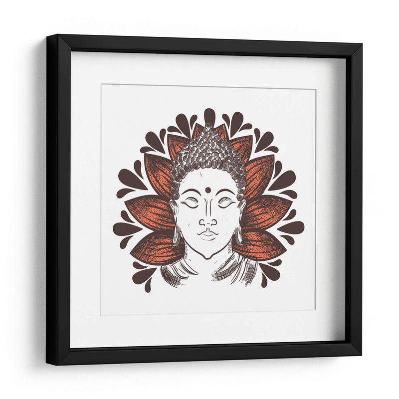 Meditación ilustrada | Cuadro decorativo de Canvas Lab