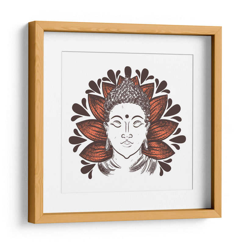 Meditación ilustrada | Cuadro decorativo de Canvas Lab