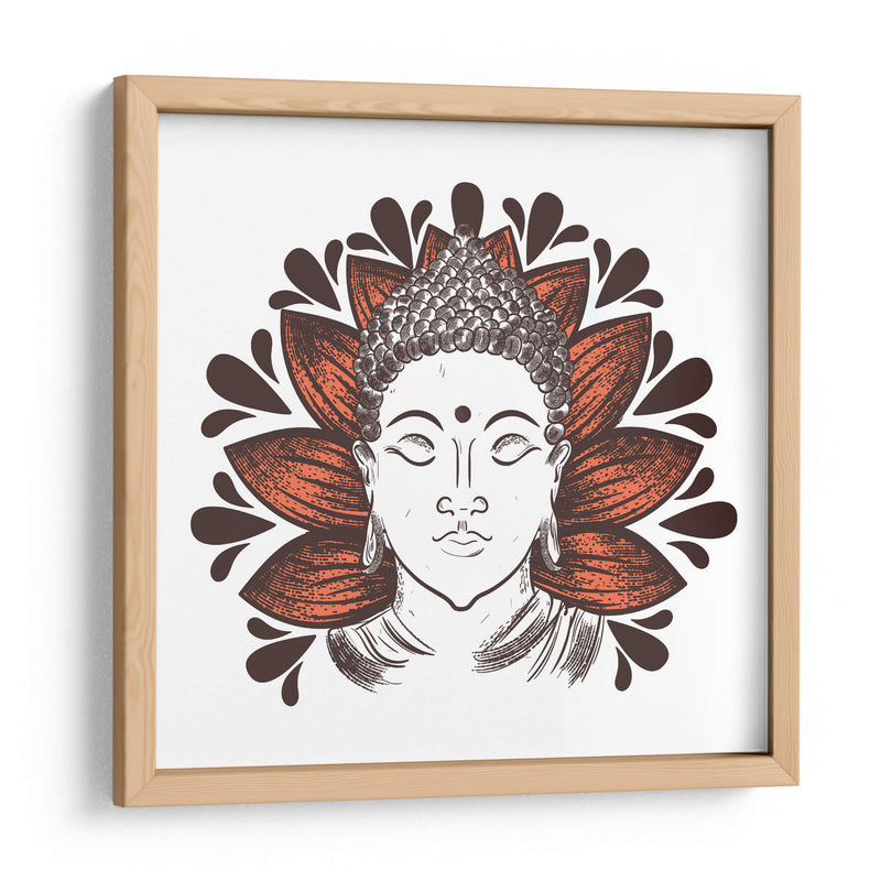 Meditación ilustrada | Cuadro decorativo de Canvas Lab