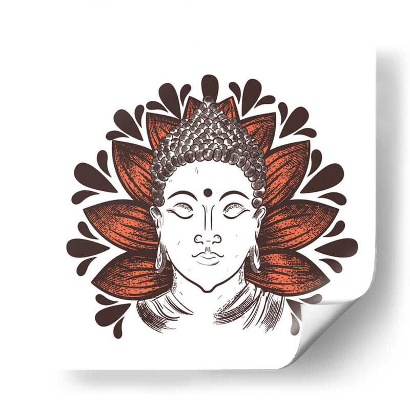 Meditación ilustrada | Cuadro decorativo de Canvas Lab