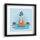 Om monk | Cuadro decorativo de Canvas Lab