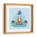 Om monk | Cuadro decorativo de Canvas Lab