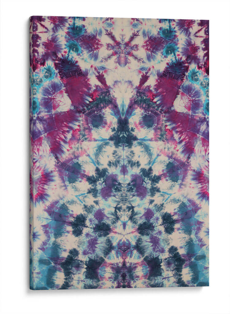 Patrones tiedye reflejados | Cuadro decorativo de Canvas Lab