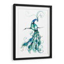 Aquarelle Peacock I - Jennifer Goldberger | Cuadro decorativo de Canvas Lab