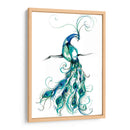 Aquarelle Peacock I - Jennifer Goldberger | Cuadro decorativo de Canvas Lab