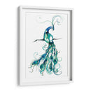 Aquarelle Peacock I - Jennifer Goldberger | Cuadro decorativo de Canvas Lab