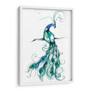 Aquarelle Peacock I - Jennifer Goldberger | Cuadro decorativo de Canvas Lab