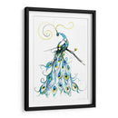 Aquarelle Peacock Ii - Jennifer Goldberger | Cuadro decorativo de Canvas Lab