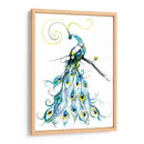 Aquarelle Peacock Ii - Jennifer Goldberger | Cuadro decorativo de Canvas Lab