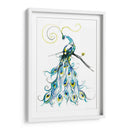 Aquarelle Peacock Ii - Jennifer Goldberger | Cuadro decorativo de Canvas Lab