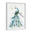 Aquarelle Peacock Ii - Jennifer Goldberger | Cuadro decorativo de Canvas Lab