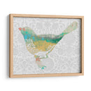 Pájaro Estampado I - Jennifer Goldberger | Cuadro decorativo de Canvas Lab