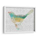 Pájaro Estampado I - Jennifer Goldberger | Cuadro decorativo de Canvas Lab